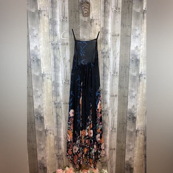 NWT Free People Embrace It Maxi Dress in Black Combo Size Small. - Picture 3 of 15